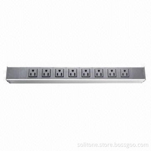 USA Plug Socket 8-Way 15A PDU